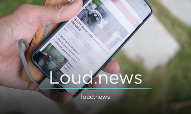 Loud.news - Creative brandable domain for sale