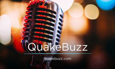 QuakeBuzz.com - Creative brandable domain for sale
