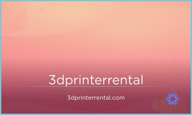 3DPrinterRental.com - Creative brandable domain for sale