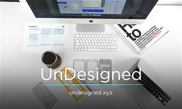 Undesigned.xyz - Creative brandable domain for sale