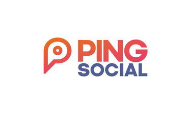 PingSocial.com - Creative brandable domain for sale