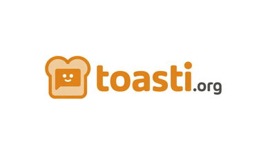 Toasti.org - Creative brandable domain for sale