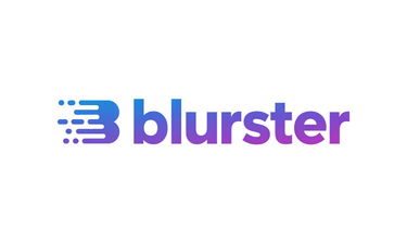 Blurster.com - Creative brandable domain for sale
