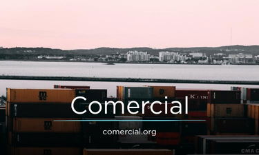 Comercial.org - Creative brandable domain for sale
