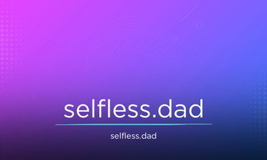Selfless.dad - Creative brandable domain for sale
