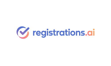 Registrations.ai - Creative brandable domain for sale