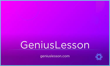 GeniusLesson.com - Creative brandable domain for sale