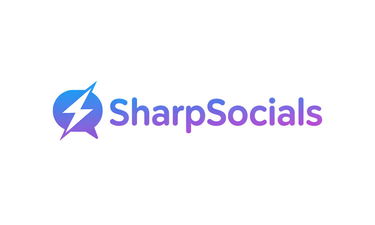 SharpSocials.com - Creative brandable domain for sale