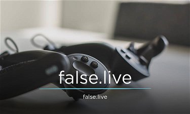 False.live - Creative brandable domain for sale