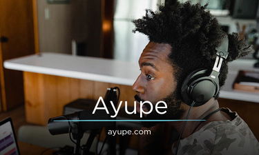 Ayupe.com - Creative brandable domain for sale