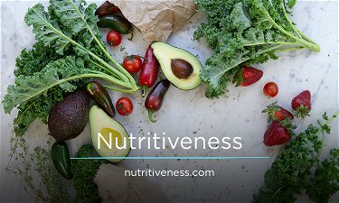 Nutritiveness.com - Creative brandable domain for sale