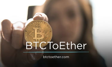 BTCToEther.com - Creative brandable domain for sale