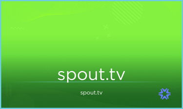Spout.tv - Creative brandable domain for sale