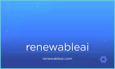 RenewableAI.com - Creative brandable domain for sale