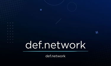 DEF.network - Creative brandable domain for sale