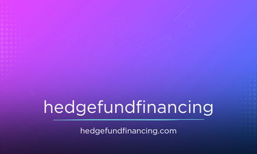 HedgeFundFinancing.com - Creative brandable domain for sale