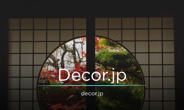 Decor.jp - Creative brandable domain for sale