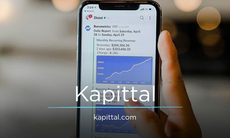 Kapittal.com - Creative brandable domain for sale