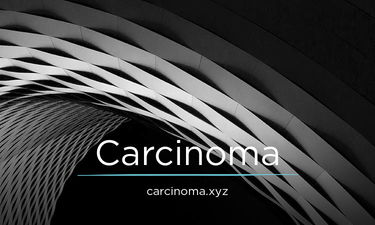 Carcinoma.xyz - Creative brandable domain for sale