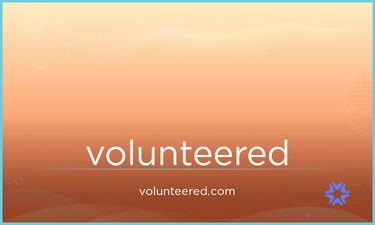 Volunteered.com - Creative brandable domain for sale