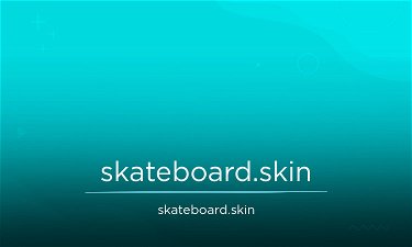 Skateboard.skin - Creative brandable domain for sale