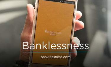 Banklessness.com - Creative brandable domain for sale