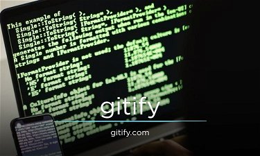 Gitify.com - Creative brandable domain for sale