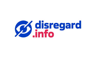 Disregard.info - Creative brandable domain for sale