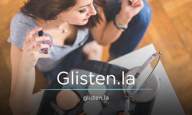 Glisten.la - Creative brandable domain for sale