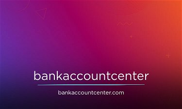 BankAccountCenter.com - Creative brandable domain for sale