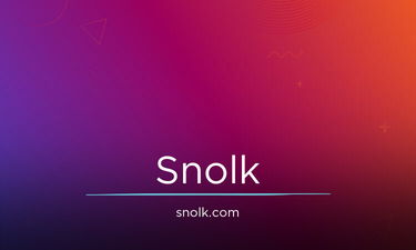 Snolk.com - Creative brandable domain for sale