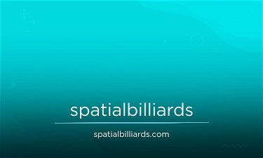 SpatialBilliards.com - Creative brandable domain for sale