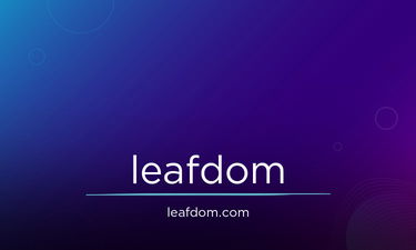 LeafDom.com - Creative brandable domain for sale