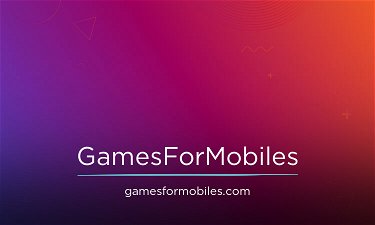 GamesForMobiles.com - Creative brandable domain for sale