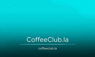 CoffeeClub.la - Creative brandable domain for sale