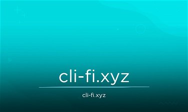 CLI-Fi.xyz - Creative brandable domain for sale