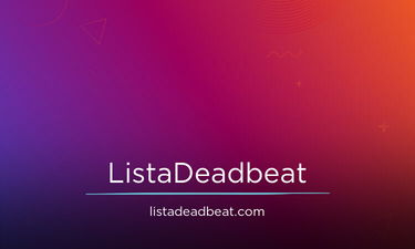 ListaDeadbeat.com - Creative brandable domain for sale