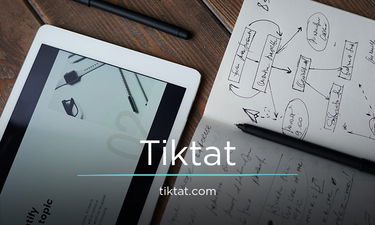 Tiktat.com - Creative brandable domain for sale