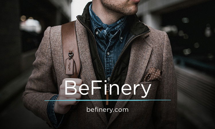BeFinery.com - Creative brandable domain for sale