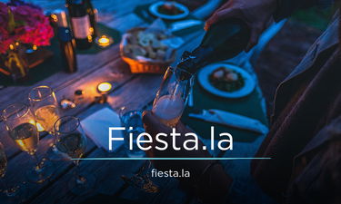 Fiesta.la - Creative brandable domain for sale