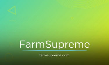 FarmSupreme.com - Creative brandable domain for sale