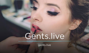 Gents.Live - Creative brandable domain for sale