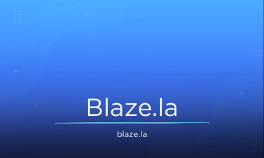 Blaze.la - Creative brandable domain for sale