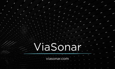 ViaSonar.com - Creative brandable domain for sale