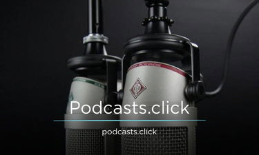 Podcasts.click - Creative brandable domain for sale