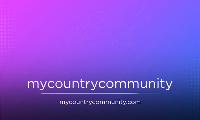 mycountrycommunity.com