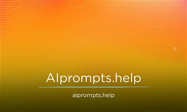 AIprompts.help - Creative brandable domain for sale