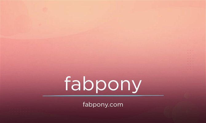 FabPony.com
