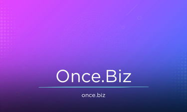 Once.Biz - Creative brandable domain for sale