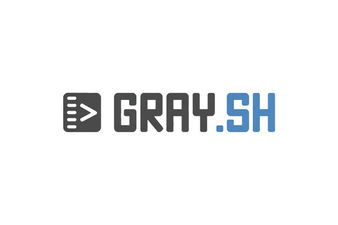 gray.sh - Creative brandable domain for sale